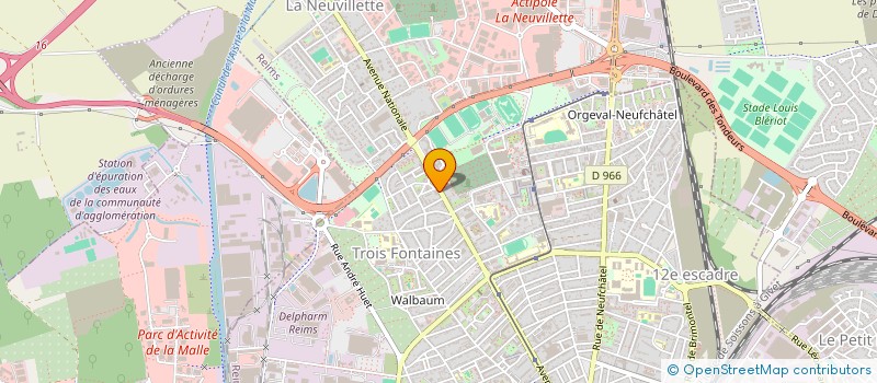 localisation de l'entreprise BRUSH'AIR  REIMS