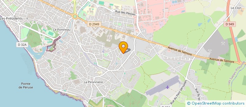 localisation de l'entreprise BRUSOSHOES85 à LES SABLES D'OLONNE