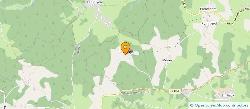 localisation de l'entreprise BRUSQ YELO  SAINT-MAURICE-EN-GOURGOIS