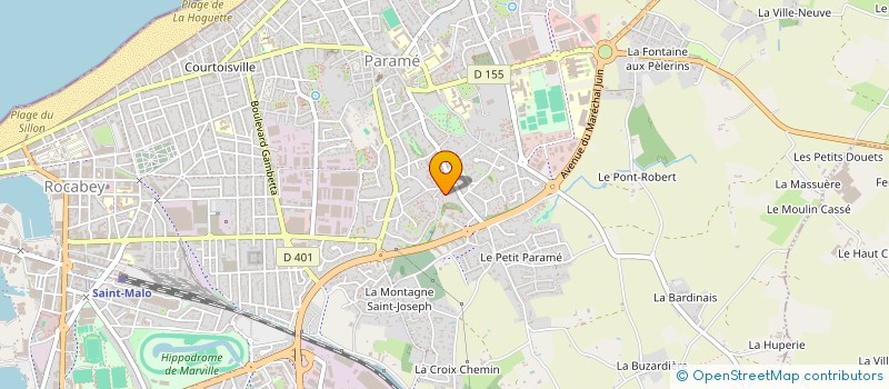 localisation de l'entreprise BRUSSE BENOC  SAINT-MALO