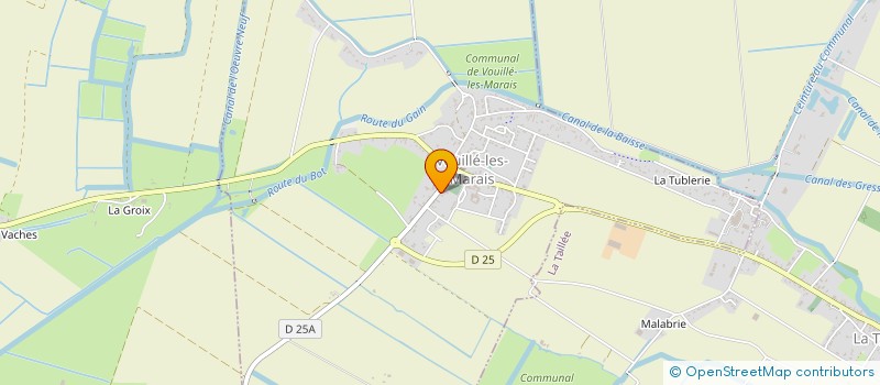 localisation de l'entreprise BRUSSEAU  VOUILLE-LES-MARAIS