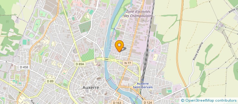 localisation de l'entreprise BRUSSEL FRERES à AUXERRE