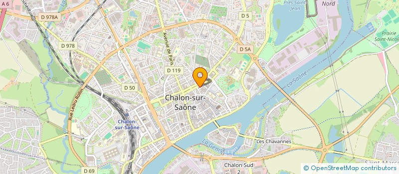 localisation de l'entreprise BRUSSEL N'CO  CHALON-SUR-SAONE