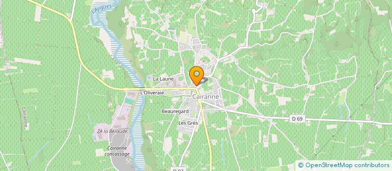 localisation de l'entreprise BRUSSET  CAIRANNE