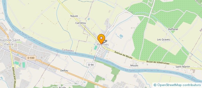 localisation de l'entreprise BRUSSONGAYDE  REYNIES