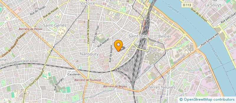 localisation de l'entreprise BRUT DE BETON  BORDEAUX