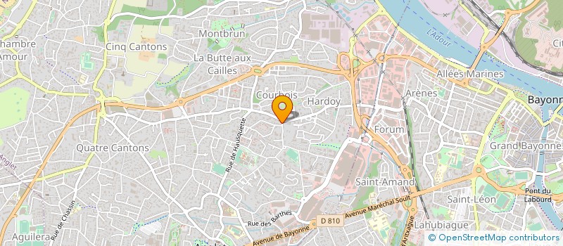 localisation de l'entreprise BRUT DE COM à BIARRITZ