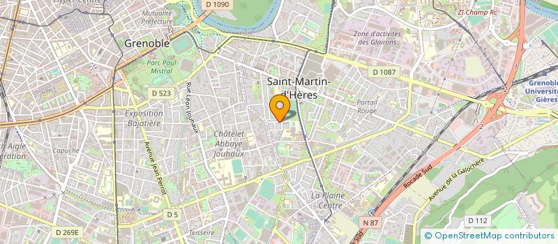 localisation de l'entreprise BRUT DE DECAPAGE à SAINT-MARTIN-D'HERES