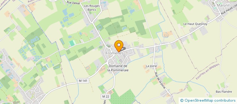 localisation de l'entreprise BRUT DE MEUBLE  FROMELLES