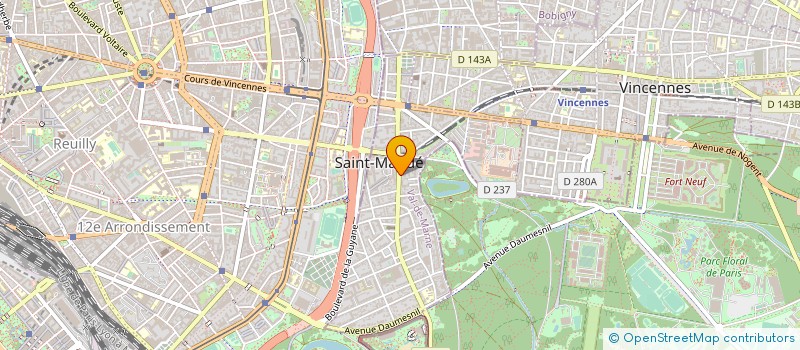 localisation de l'entreprise BRUTAILS                      SUZAN  SAINT-MANDE