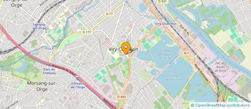 localisation de l'entreprise BRUTAL AIRSOFT DYNASTY 91 à VIRY-CHATILLON