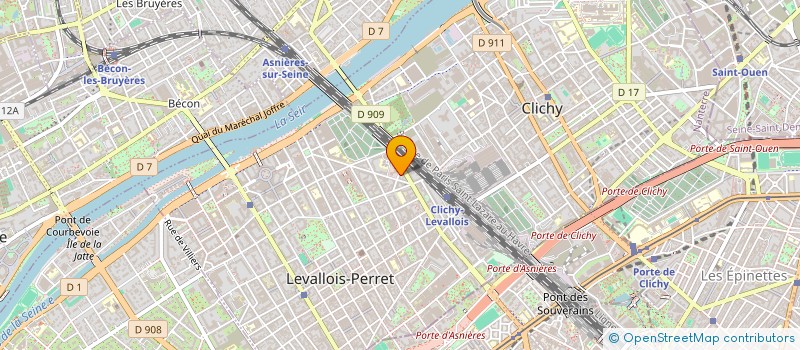 localisation de l'entreprise BRUTON à LEVALLOIS-PERRET