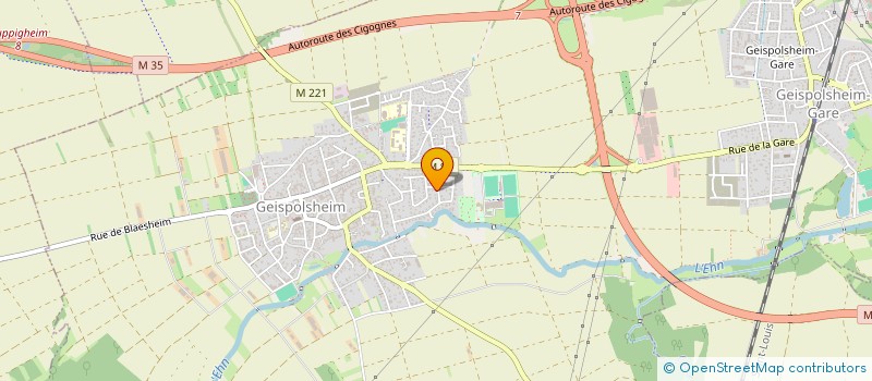 localisation de l'entreprise BRUTUS PRODUCTION  GEISPOLSHEIM