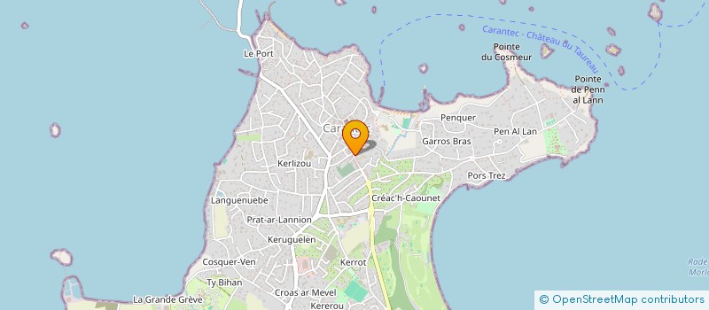 localisation de l'entreprise BRUVAL  CARANTEC