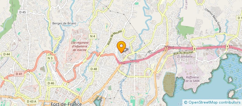 localisation de l'entreprise BRUXELLES  FORT-DE-FRANCE