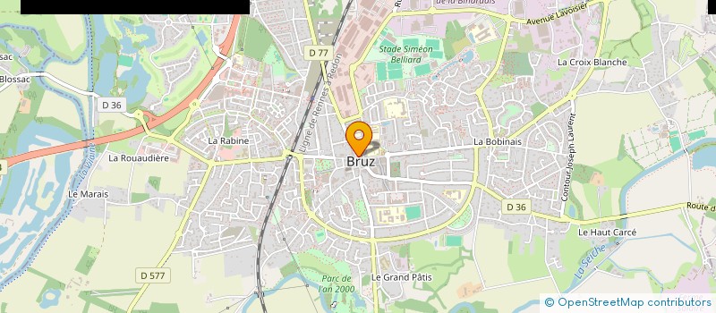 localisation de l'entreprise BRUXES  BRUZ