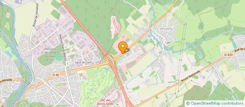 localisation de l'entreprise BRUXLER à JEUXEY