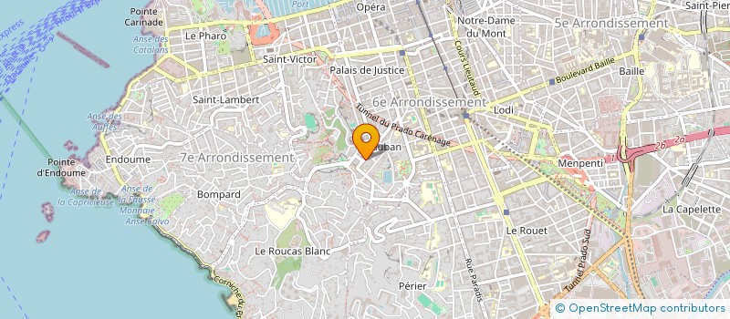 localisation de l'entreprise BRUYAT BELLEVILLE à MARSEILLE