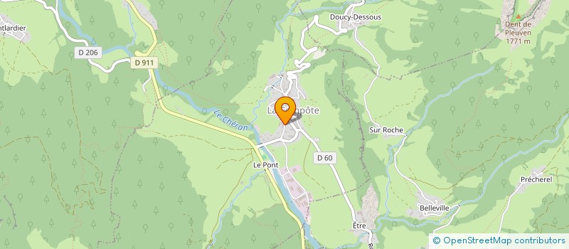 localisation de l'entreprise BRUYERE GRAZIANO  LA COMPOTE