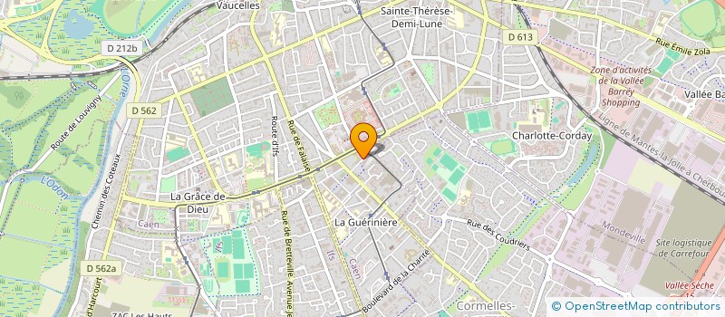 localisation de l'entreprise BRUYERE PRODUCTIONS à CAEN