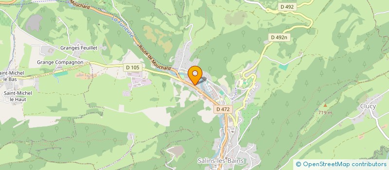 localisation de l'entreprise BRUYERE TEAM 39  SALINS-LES-BAINS