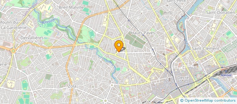 localisation de l'entreprise BRUYERES BOFFRAND à NANTES