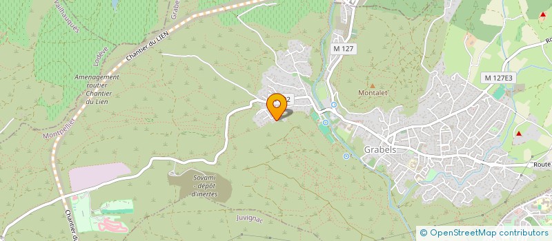 localisation de l'entreprise BRUYERES IMMO  GRABELS