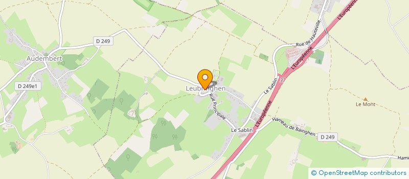 localisation de l'entreprise BRUYERRE-ROUZE à SAINT-INGLEVERT