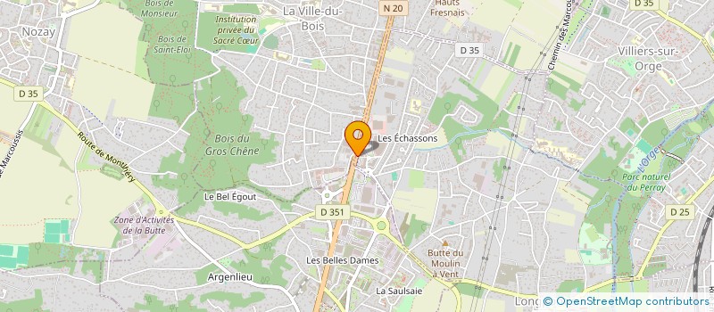 localisation de l'entreprise BRUYNZEEL FRANCE CUISINES à LONGPONT-SUR-ORGE