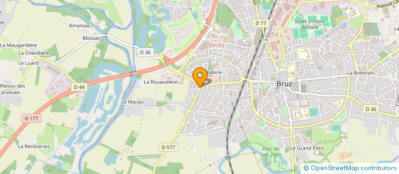 localisation de l'entreprise BRUZ AUTOMOBILES  BRUZ