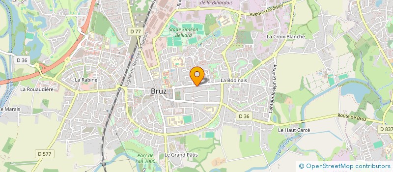 localisation de l'entreprise BRUZ MEDICAL  BRUZ