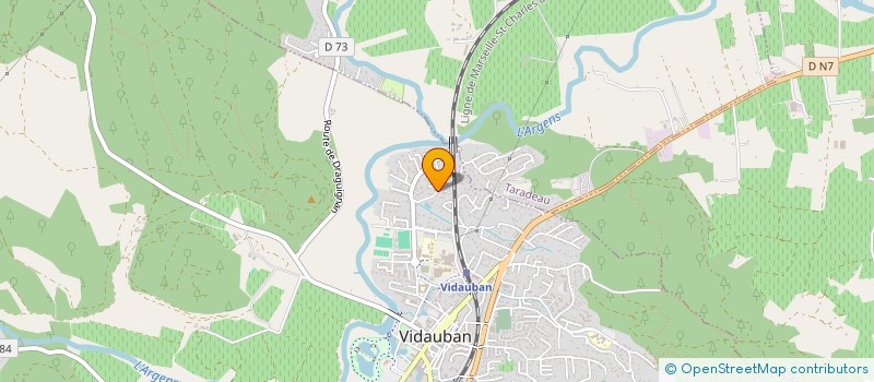 localisation de l'entreprise BRUZOONS  VIDAUBAN