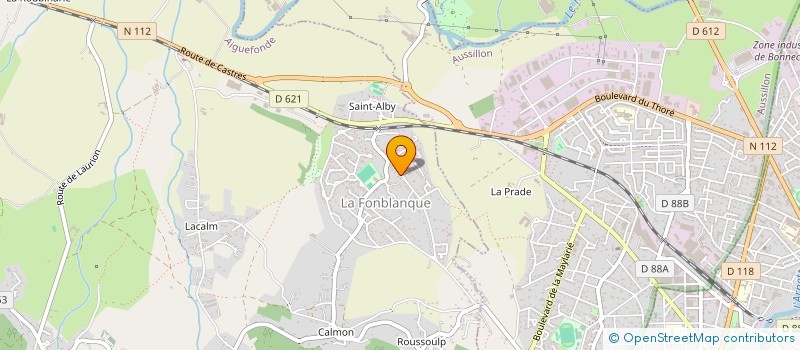 localisation de l'entreprise BRV à AIGUEFONDE