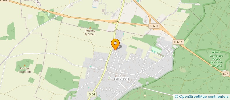 localisation de l'entreprise BRV  BARBIZON