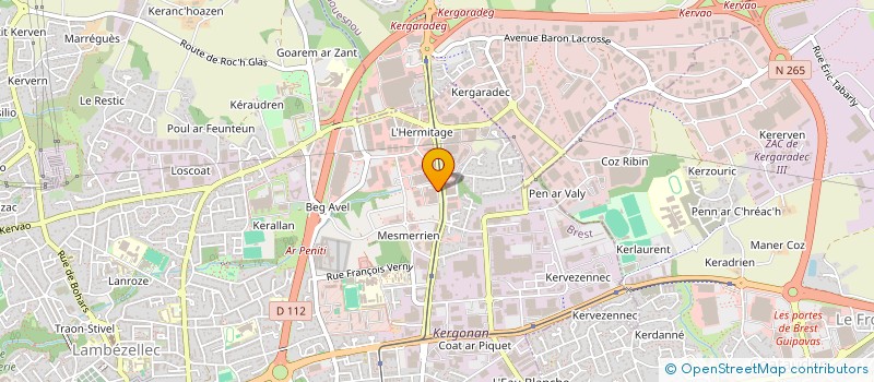 localisation de l'entreprise BRV INVESTISSEMENT à BREST