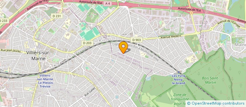 localisation de l'entreprise BRX CONSULTING  NOISY-LE-GRAND