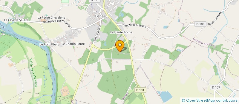 localisation de l'entreprise BRY ELAGAGE  FENEU