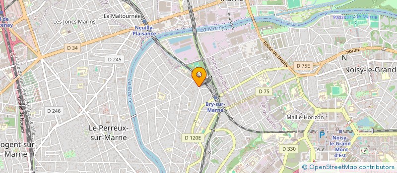 localisation de l'entreprise BRY HARMONIE ORCHESTRA  BRY-SUR-MARNE