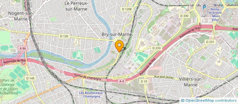localisation de l'entreprise BRY SERVICE FROID à BRY-SUR-MARNE