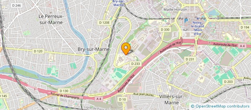 localisation de l'entreprise BRY SUPERMARCHE à BRY-SUR-MARNE