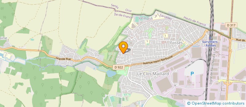 localisation de l'entreprise BRYA  FOSSES