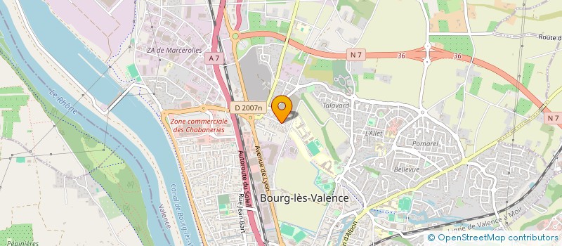 localisation de l'entreprise BRYA  BOURG-LES-VALENCE