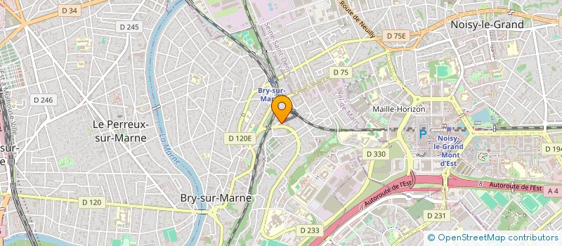 localisation de l'entreprise BRYARD SCE INGENERIE INFORMAT (B S I I ) à BRY-SUR-MARNE