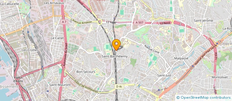 localisation de l'entreprise BRYCK à MARSEILLE