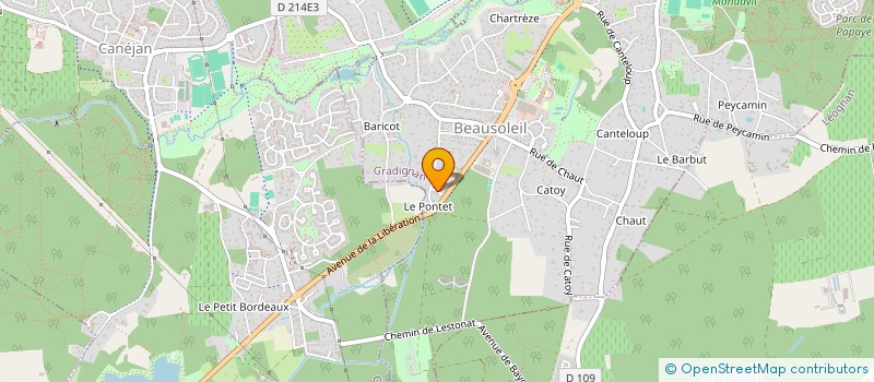 localisation de l'entreprise BRYM 2  GRADIGNAN