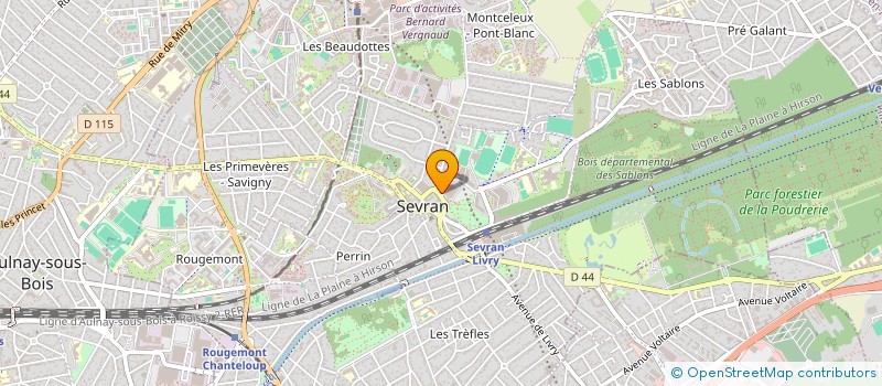 localisation de l'entreprise BRYO TRANSPORT à SEVRAN