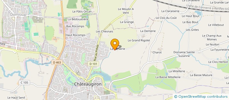 localisation de l'entreprise BRYON IMMO  CHATEAUGIRON