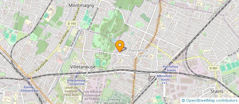 localisation de l'entreprise BRYS SECURITE PRIVEE  PIERREFITTE-SUR-SEINE
