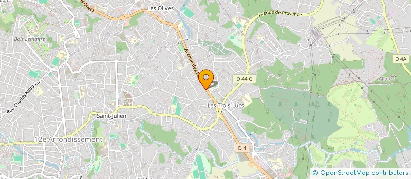 localisation de l'entreprise BRYSAM à MARSEILLE