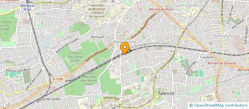 localisation de l'entreprise BRYSEO  TALENCE